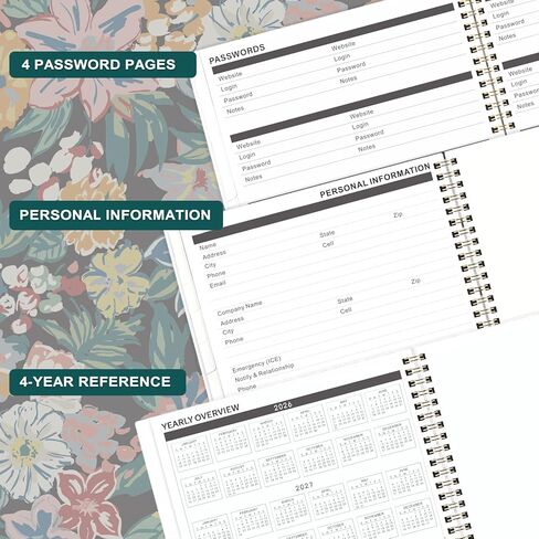 Planner 2023-2024 - Academic Planner 2023-2024, Jul.2023 - Jun.2024, 2023-2024 Large Planner, 2023-2024 Planner Weekly & Monthly, 8" x 10", Hardcover with Back Pocket + Twin-Wire Binding + Inner Pocket - Purple in Saudi Arabia