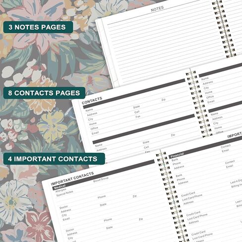 Planner 2023-2024 - Academic Planner 2023-2024, Jul.2023 - Jun.2024, 2023-2024 Large Planner, 2023-2024 Planner Weekly & Monthly, 8" x 10", Hardcover with Back Pocket + Twin-Wire Binding + Inner Pocket - Purple in Saudi Arabia