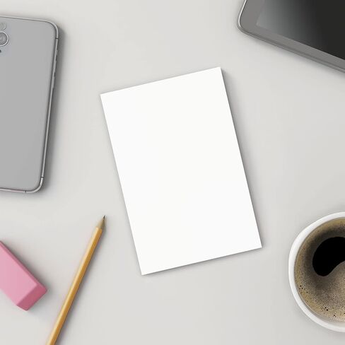 STAPLES 163444 Notepads 4-Inch X 6-Inch Unruled White 100 Sh./Pad 12 Pads/Pk in Saudi Arabia