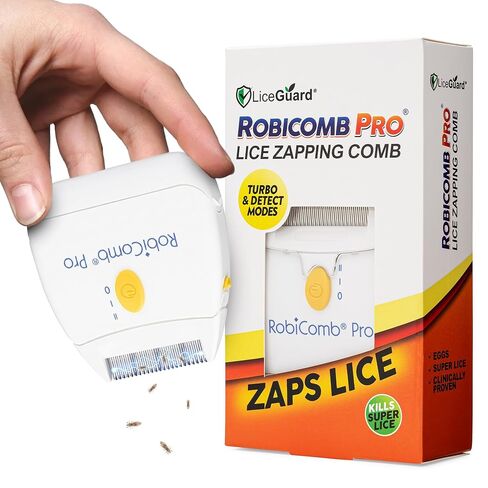 LiceGuard RobiComb Pro Electronic Head Lice Comb | Lice & Eggs Hair Zapping Tool in Saudi Arabia