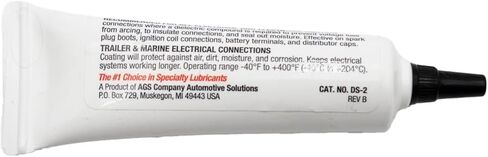 AGS Company Dielectric Silicone Grease, Tube, .5 oz Tube, Automotive Electrical Lubricant, Grease Tube, Dielectrical Grease, Stop Electrical Faults & Failures, Rust-Free Connections in Saudi Arabia