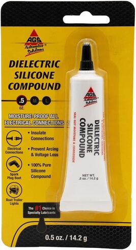 AGS Company Dielectric Silicone Grease, Tube, .5 oz Tube, Automotive Electrical Lubricant, Grease Tube, Dielectrical Grease, Stop Electrical Faults & Failures, Rust-Free Connections in Saudi Arabia