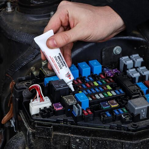 AGS Company Dielectric Silicone Grease, Tube, .5 oz Tube, Automotive Electrical Lubricant, Grease Tube, Dielectrical Grease, Stop Electrical Faults & Failures, Rust-Free Connections in Saudi Arabia