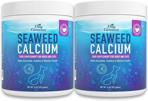 Seaweed Calcium for Pets, Vet Recommended, Tested for Purity, 14 Ounces, Formerly Nature's Best Seaweed Calcium, 1 Pack in Saudi Arabia