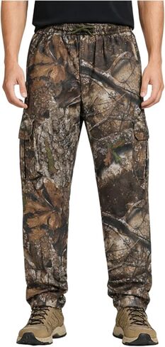 Realtree APX Camouflage joggers Policyester Performance Perfect Usisex Hunting Pants - Back Zipper Pocket | رطوبة الفتل و UPF 30 in Kuwait
