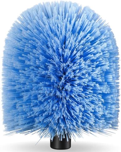 4 Pack Screw on Webster Cobweb Duster Head for Pole,Spider Web Remover Brush, Cobweb Duster Head Attachment,Fits Standard 3/4 inch Threaded Poles(Big, Blue) in Saudi Arabia