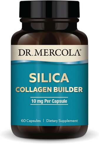Dr. Mercola Silica Collagen Builder Dietary Supplement, 60 Servings (60 Capsules), Non GMO, Gluten Free, Soy Free in Saudi Arabia