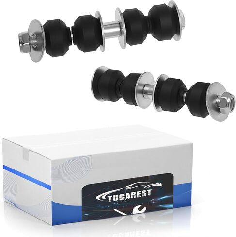 مثبت أمامي Sway Bar Link 2 قطعة K700526 (K6600) متوافق مع 92-03 Fo-rd Escort [Chevy 95-05 Blazer 4WD,97-03 Malibu] 98-04 Ni-ssan Frontier /95-05 G-MC Jimmy Sonoma 4WD [ #15024511] in Kuwait