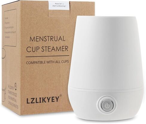 Menstrual Cup Sterilizer Steamer, 3-in-1 for Cleans, Dries, and Stores Your Period Cup- Leak-Free - 99.9% Cleaned, Suitable for Any Cups in Saudi Arabia