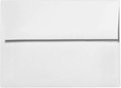 LUXPaper A1 ظرف دعوة في 80 رطل أبيض مع قشر وصحافة لبطاقات 3 1/2 × 4 7/8 ، مغلفات قابلة للطباعة لدعوة، 50 حزمة، حجم الظرف 3 5/8 × 5 1/8 (أبيض) in Saudi Arabia