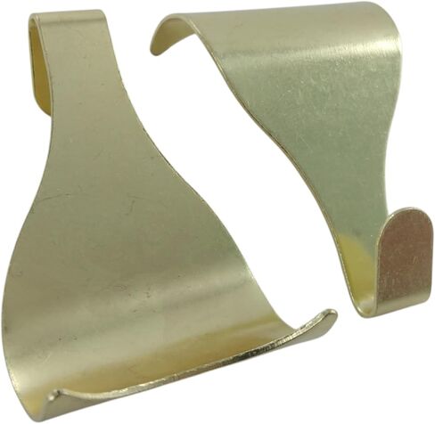 Merriway® BH00086 Picture Rail Hooks, Brassed Steel - 20 Pack in Saudi Arabia