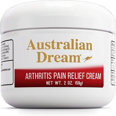 Australian Dream Arthritis Pain Relief Cream - Soothing, Non-Greasy Pain Relief Cream - Powerful Topical Arthritis Pain Relief Good for Muscle Aches or Joint Pain - 2 oz Jar in Saudi Arabia