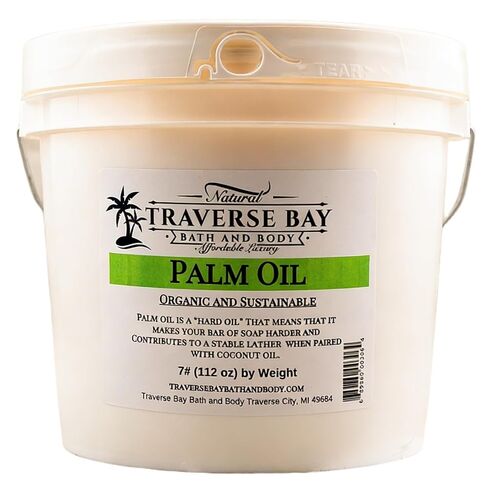 Traverse Bay Bath and Body Palm oil, Soap making supplies. Organic, Sustainable, Kosher, 32 fl oz. DIY projects. in Kuwait