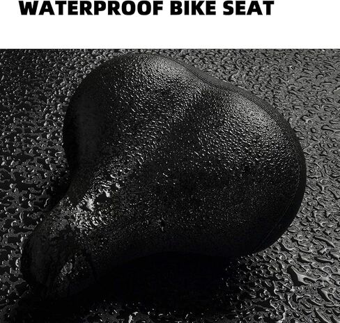2024 New Noseless Bike Seat Cushion for Men & Women - Extra Padding & Comfort Wide Bicycle Seat, Oversized Comfortable Saddle for Peloton Bikes, Exercise Bikes, Electric Bikes, Cruiser Bikes in Saudi Arabia