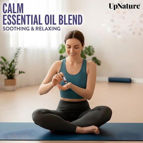 UpNature Self Care Gifts for Women & Men – Stress Relief Roll On Essential Oil Set, Relaxing Gifts, Aromatherapy Christmas Stocking Stuffers for Mom Wife Coworker Gifts for Women in Saudi Arabia