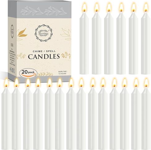 Raajsee Unscented Mini Taper Candles (Multi-Color) | 4 Inches Dinner Candle Sticks| Smokeless, and Dripless| Paraffin Wax with Cotton Wicks | Long Burning Time (Pack of 40) in Saudi Arabia