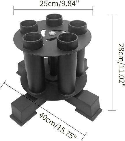 Olympic Barbell Holder Barbell Storage Olympic Bar Holder, Fit for 2" Olympic Bars, 360-degree Rotation Weight Bar Holder Home Gym Organizer in Saudi Arabia