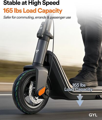 Gyl 10x2.30-6.5 "الإطارات الخالية من الفراغات لـ NIU KQI2 Pro Electric Scooter ، إطار أمامي/خلفي ببديل 10 بوصات ، غير قاطع ، دليل على الانفجار ، دائم in Kuwait