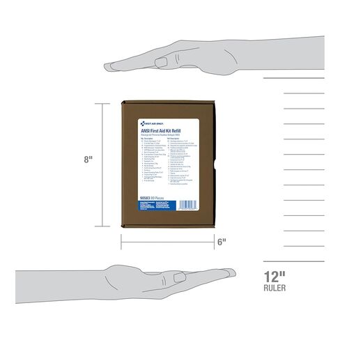First Aid Only 90615 ANSI 2015 Compliant 25 Person Class A+, First Aid Kit Refill in Saudi Arabia