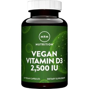 MRM Nuturition Vegan Vitamin D3 5,000 IU | Bone + Immune Health | Made from lichens | Supports Calcium Absorption | Vegan + Vegetarian Friendly | 60 Servings in Kuwait