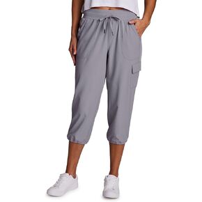 RBX Active Women's Cargo Capri Pant with Pockets Fashion Lightweight Woven with Drawstring in Kuwait