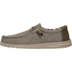 حذاء Hey Dude للرجال Wally Sox Stone White للرجال 8 والنساء 10 | أحذية رجالية | أحذية رجالية سهلة الارتداء | مريحة وخفيفة الوزن in Kuwait