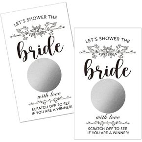 50 حزمة من لعبة She Say Yes Scratch Off، بطاقات خدش مقترحة للأزواج، ألعاب حفلات الخطوبة العازبة، حفل الزفاف، أفكار حفل الزفاف، تذاكر يانصيب الزفاف، حفل استقبال المولود الجديد in Kuwait