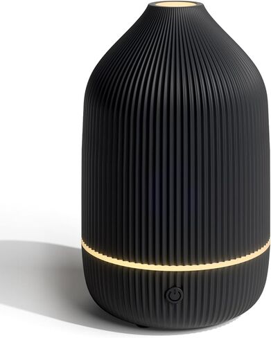 Salubrito 200ml Flame Essential Oil Diffusers, Diffusers for Essential Oils, Metal Aromatherapy Diffuser with Flame Light, 3 Mist Mode 4 Timer Up to 15H of Continuous Aroma for Bedroom Home, Office in Saudi Arabia