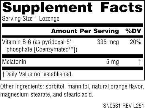 Source Naturals Melatonin, Dietary Supplement That Supports Sleep* 5 mg - 200 Orange Flavored Lozenges in Saudi Arabia