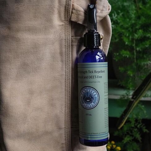 Nantucket Spider Extra Strength Tick Repellent Spray - 2 fl oz, Pack of 3 | DEET Free, Natural Tick Repellent for Humans | Made with Organic Essential Oils | in Saudi Arabia