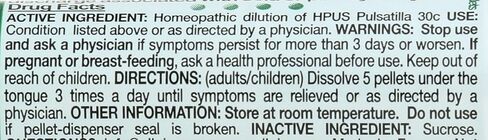 OLLOIS Pulsatilla 30c, Organic, Lactose-Free Homeopathic Medicine, 80 Pellets (Pack of 1) in Saudi Arabia