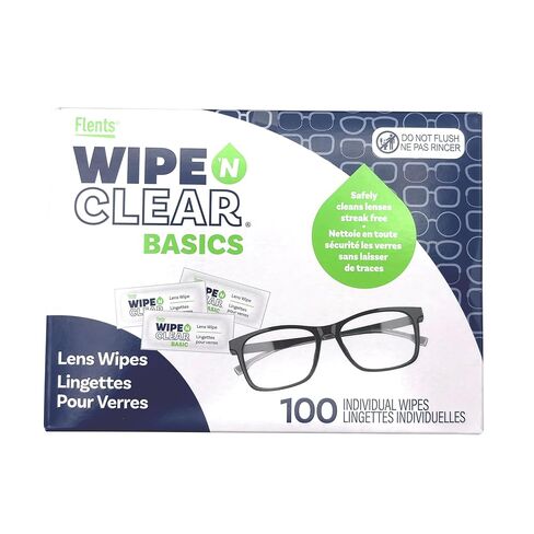 Flents Wipe N Clear Biodegradable Lens Wipes in Kuwait