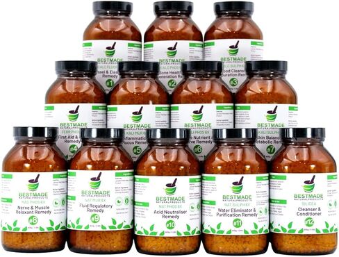 Glass Bottle Classic Tissue Cell Salt Kit All 12 Schussler Cell Salts Help Your Immune System, Provide Cellular Nutrition Vital to Cellular Function in Saudi Arabia