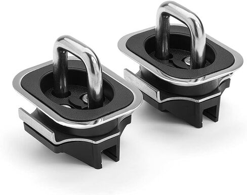 مرساة ربط سرير الشاحنة القابلة للسحب من Bull Ring Ford Flush Fit (خلفي فقط) لـ '98-'14 Ford F150، 98-'16 Ford Super Duty (زوجان) in Kuwait