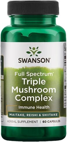 Swanson Full Spectrum Triple Mushroom Complex 60 Capsules in Saudi Arabia