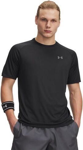 Under Armour Men's Tech 2.0 Short-Sleeve T-Shirt, (006) Black / / White, X-Large in Saudi Arabia