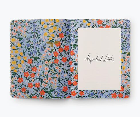 شركة RIFLE PAPER CO. 2024 دفتر مواعيد الطاووس - من يناير إلى ديسمبر، أقسام للمشاهدات الشهرية، والتواريخ المهمة، والملاحظات الإضافية، وجدولة المواعيد والبقاء منظمًا in Kuwait