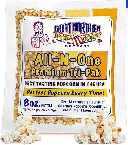 ماكينة صنع الفشار ذات الطراز العتيق باللون الأسود من شركة Great Northern Popcorn Company 83-DT5629، 8 أونصة in Saudi Arabia