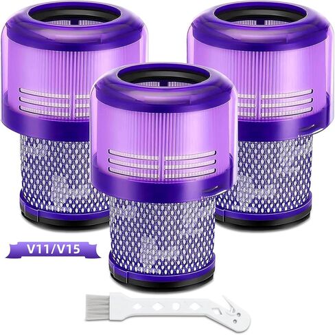 مرشح ل Dyson V11 Absolute Torque Drive Animal ، V15 Detect ، SV14 ، SV22 Cleaners Cleaners ، Dyson Cordless Vacuum Replicer Filter # DY970013-02 و 97001302 in Saudi Arabia