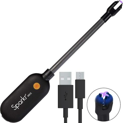 Power Practical Sparkr USB Rechargeable Lighter - Flameless, Silver in Saudi Arabia