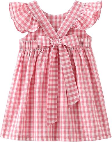 Zanie Kids Easter Dresses for Girls Baby Girl Summer Dress Playwear Family Photo Outfits in Saudi Arabia