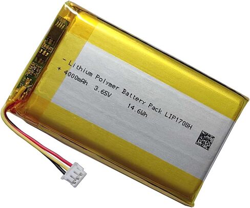 PS5 Controller Battery 4000mAh, Rechargable Lipo Battery Pack for Sony PS5 Playstation 5 Dual Sense Controller CFI-ZCT1W Controller LIP1708 Battery Upgraded from 1560mAh to 4000mAh 2Pack in Saudi Arabia