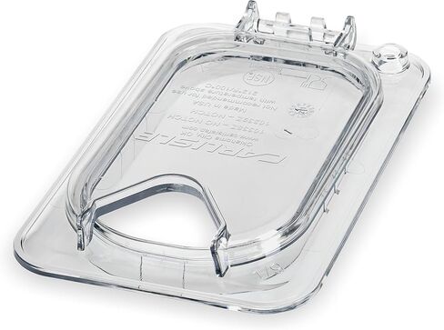 منتجات Carlisle FoodService 10339Z07 EZ Access غطاء مفصلي بمقبض وشق، الحجم التاسع، شفاف in Saudi Arabia