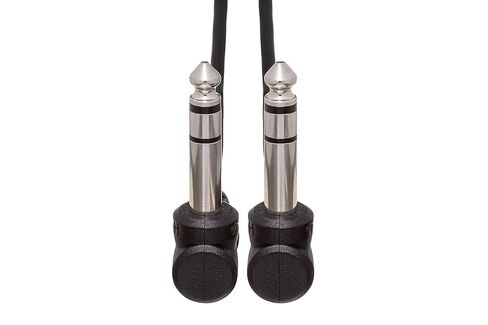 Hosa CSS-103RR Right Angled 1/4" TRS Balanced Interconnect Cable, 3 feet in Saudi Arabia