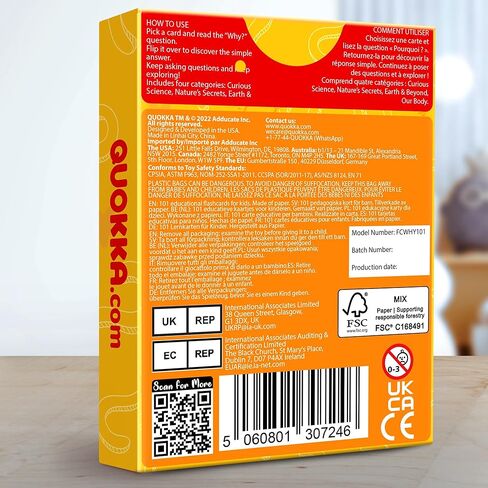 Quokka 3xSet بطاقات فلاش الضرب الصف الثالث - 340 بطاقة تعليمية الضرب والقسمة ألعاب الرياضيات - ألعاب لوحة التعلم للبنين والبنات الذين تتراوح أعمارهم بين 6-8 - ألعاب تعليمية ممتعة لمرحلة ما قبل المدرسة in Kuwait