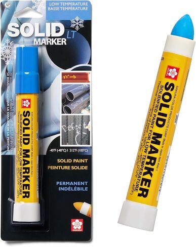 SAKURA Solid Paint Markers with Twist Up Tip - Low Temperature Permanent Marker Pens - Window, Wood, & Glass Marker - Blue Paint - 1 Pack in Saudi Arabia