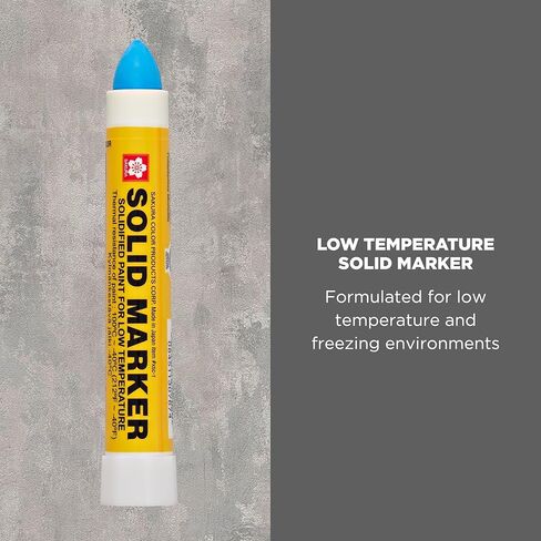SAKURA Solid Paint Markers with Twist Up Tip - Low Temperature Permanent Marker Pens - Window, Wood, & Glass Marker - Blue Paint - 1 Pack in Saudi Arabia
