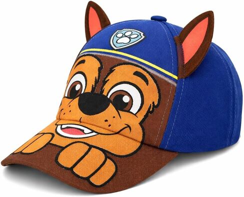 Nickelodeon Baseball Cap, Paw Patrol Marshall Adjustable Toddler Boy Hats for Kids, Blue-Chase, Ages 2-4 and Ages 4-7 in Saudi Arabia