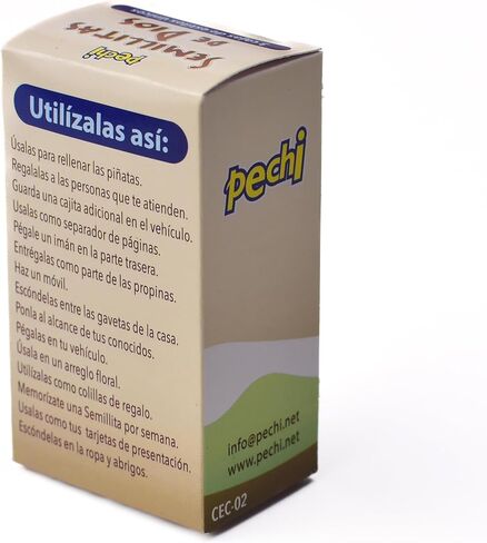 Pechi Paquete de 7 cajitas de Semillitas de Dios - (آيات إسبانية صغيرة) رسائل صغيرة جميعها مع تصميمات مختلفة مسموعة بصوت عالٍ في قصيدة تجلب السلام والقوة. (كاجيتا #3) in Kuwait