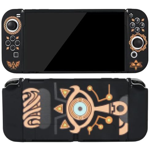 TIKOdirect Dockable Case Compatible with Switch OLED 2021, Cute Protective Soft Cover Full Protection for Switch OLED and Joy-Con Controller, Pink Princess in Saudi Arabia